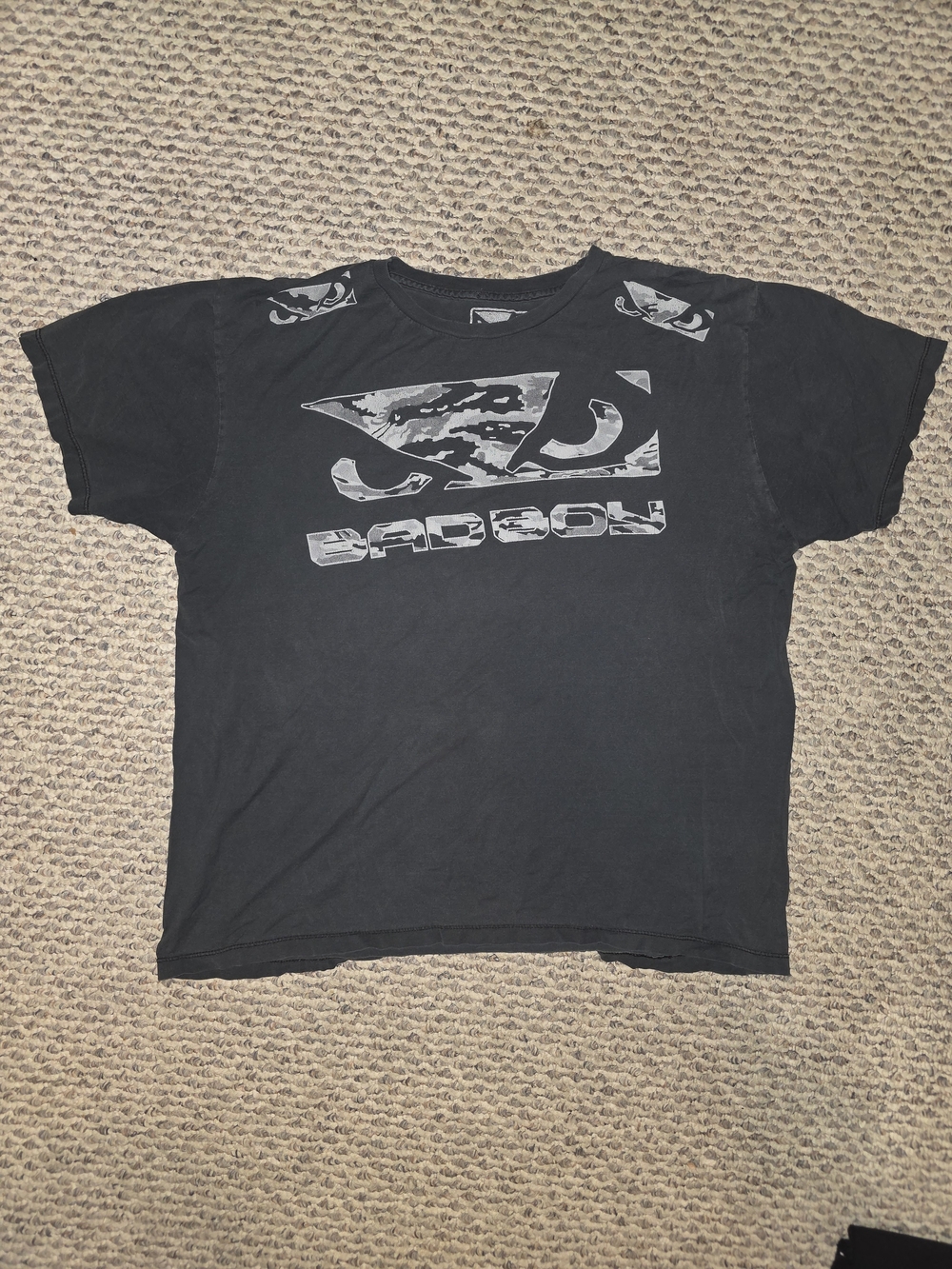Bad Boy Mma Black Graphic Tee for Mens.
